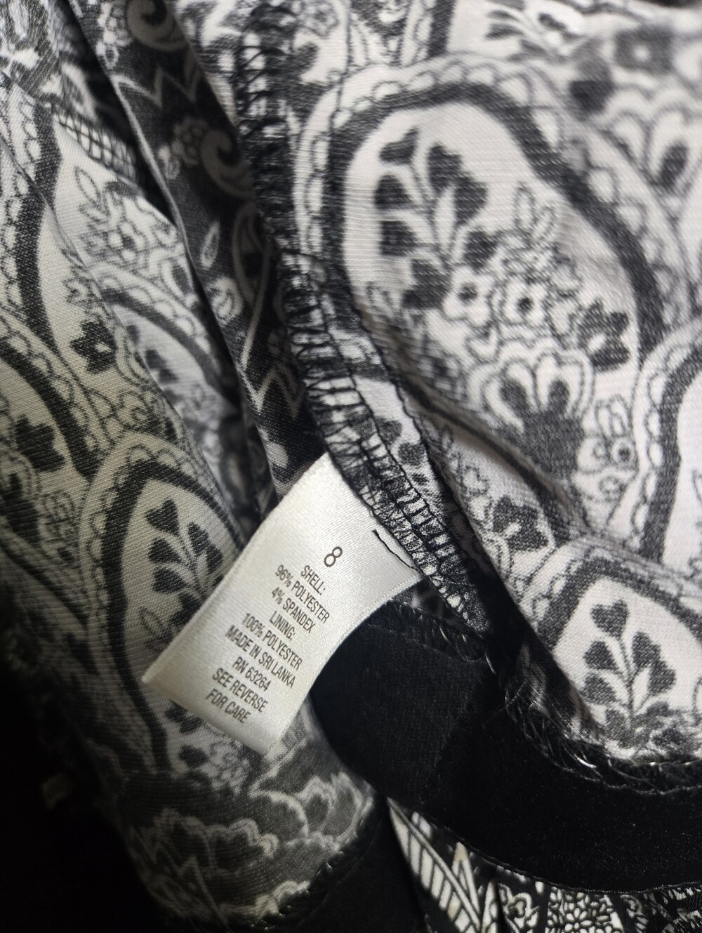 CB Established 1962 Black & White Formal Dress With Matching Jacket Size 8 - Picture 3 of 15